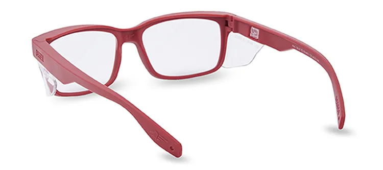 Lente Oftálmico de Seguridad Brave small red 3/4