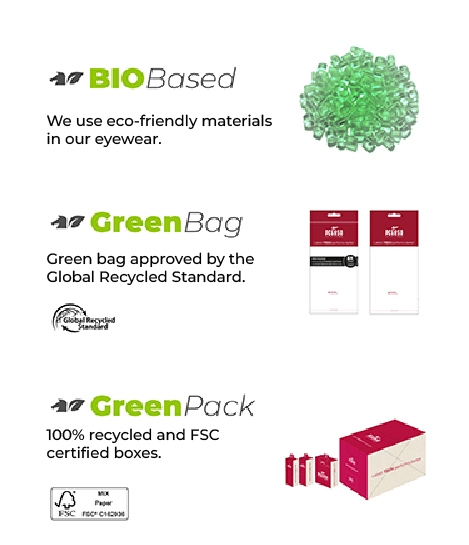 Green TECH. Gafas de seguridad sostenibles