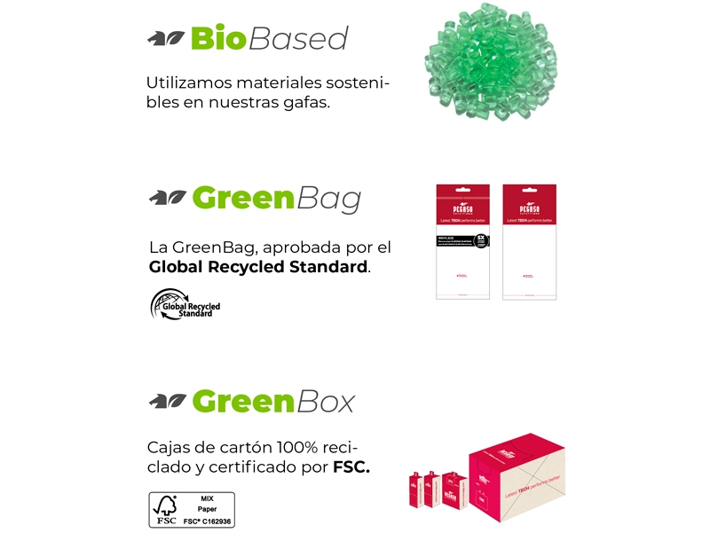 Green TECH. Gafas de seguridad sostenibles