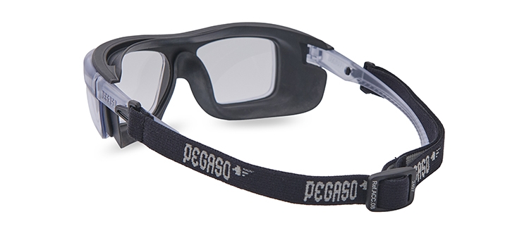 Prescription safety glasses with foam anti-dust liquid Organik Hermetic Pro 211.02 interior view